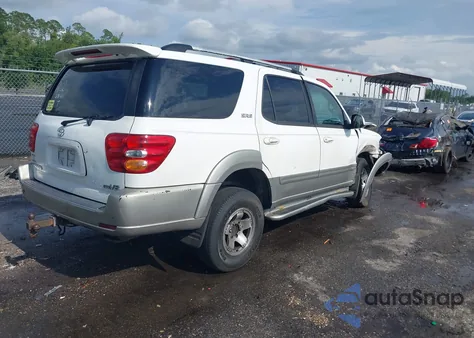 2001 Toyota Sequoia Sr5 V8 from USA, damaged, VIN 5TDZT34A91S033841